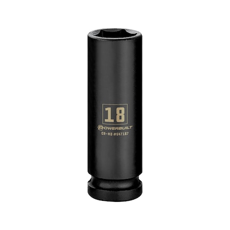 1/2 Drive 18Mm Deep Impact Socket